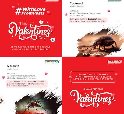 Rentokil PCI Celebrates Valentine’s Day with a Quirky Campaign: #WithLoveFromPests, Infusing Gen Z Humor into Pest Control Awareness