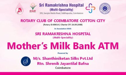 Sri Ramakrishna Hospital and Rotary Club of Cotton City Unveils Innovative Mother’s Milk Bank ATM To Bridge the Gap
