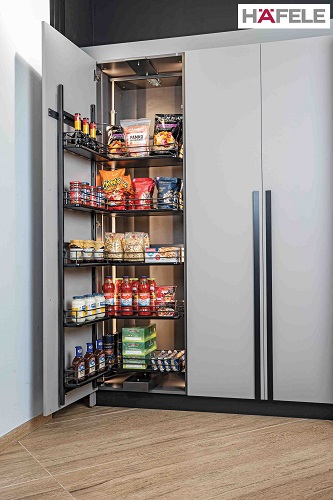 Hafele’s Kitchen Storage Solutions