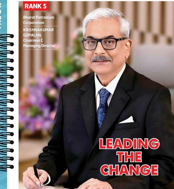 BPCL Secures 5th Spot in Business World Real 500: Leading the Change