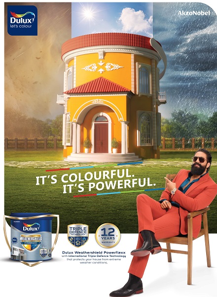 AkzoNobel Announces Rocking Star Yash as New Brand Ambassador for Dulux Weathershield, Launches “It’s Colourful. It’s Powerful” Campaign