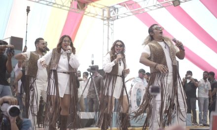 V4 Once More Electrifies the Crowd at Iconic G9s HOLI BASH in Surat with Unforgettable Performance