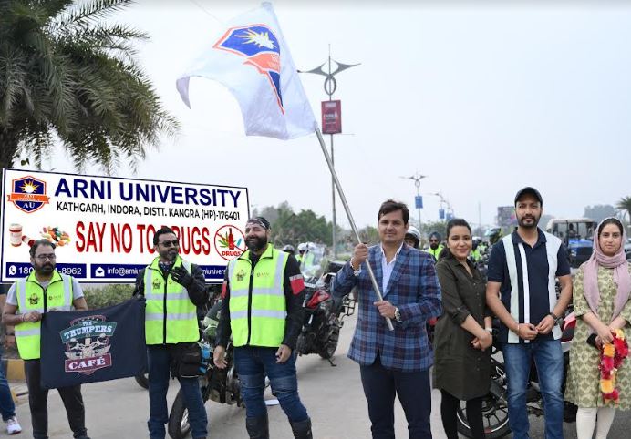 Arni University’s Two-Day Bike Rally Passes on Strong Messages – ‘Say NO to Drugs’ and Empower Women