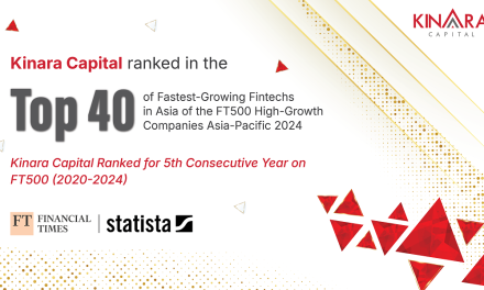 Kinara Capital Ranked on FT500 List of ‘Top 500 High-growth Companies in Asia-Pac’ for the 5th Consecutive Year