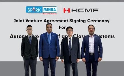 Minda Corporation Signs “Joint Venture Agreement” with HCMF for Automotive Sunroof Solutions and Closure Systems