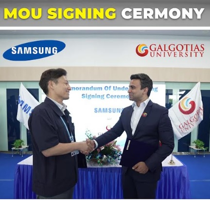 Galgotias University and Samsung India Forge Groundbreaking Partnership to Launch Upskilling Programme for Samsung Employees