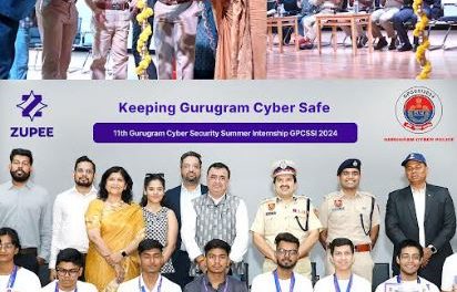 Gurugram Cyber Police and Zupee Successfully Conclude Gurugram Cyber Security Summer Internship Program (GPCSSI2024)