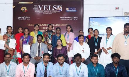 Vels University Awards Rs 1.5 Crore in Research Fellowship Grants to Promote Academic Excellence