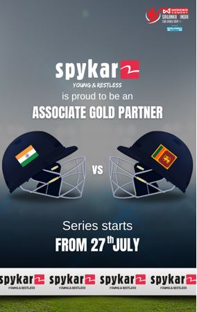 Spykar Partners as Associate Gold Sponsor for the India tour of Sri Lanka