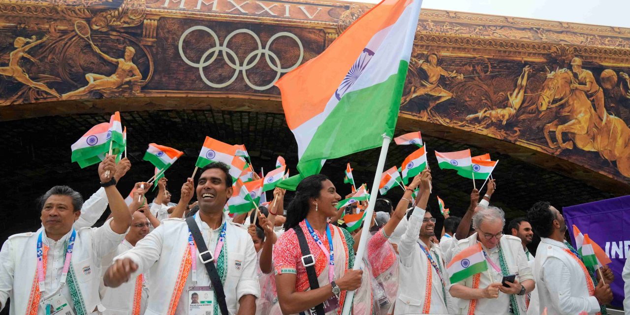 Tasva’s Ceremonial Wear Shines at the Paris Olympics’ 2024 Opening Ceremony