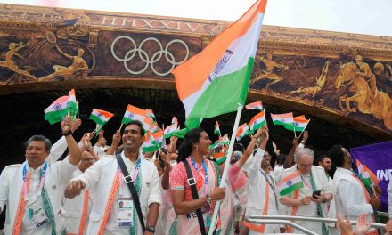 Tasva’s Ceremonial Wear Shines at the Paris Olympics’ 2024 Opening Ceremony