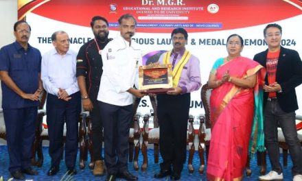 Dr. MGR University Hosts ‘The Pinnacle 2024’ – Honours Achievers in Health and Hospitality; Recognizes Winners of Incredible Chefs Challenge