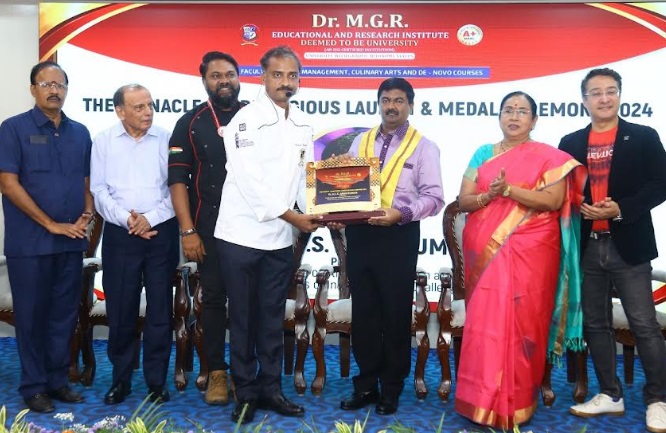 Dr. MGR University Hosts ‘The Pinnacle 2024’ – Honours Achievers in Health and Hospitality; Recognizes Winners of Incredible Chefs Challenge