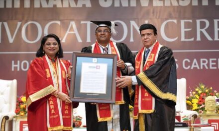 Chitkara University Confers Raj P Narayanam, Chairman of Zaggle, with Honorary Doctorate for Contributions to FinTech and Entrepreneurship