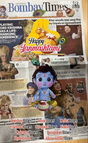 The Times Metro Supplements’ Innovative Janmasthami Celebration: Magic and Mischief