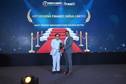 ART Housing Finance Honoured as the “Most Trusted Service Provider for the BFSI Sector” at the Synnex India NBFC Summit & Awards 2024