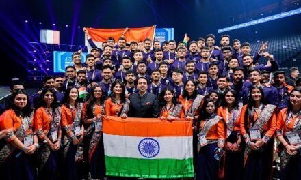 Shri Jayant Chaudhary Visits France to Cheer for Team India at WorldSkills 2024; 60 Participants Competing in 52 Skills