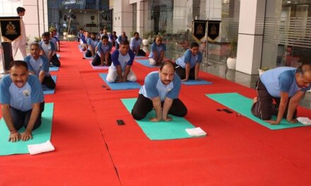 Work & Wellness: NCRB Advocates Yoga for a Balanced Life