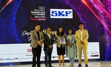 SKF India Recognized as the Most Preferred Workplace for Women