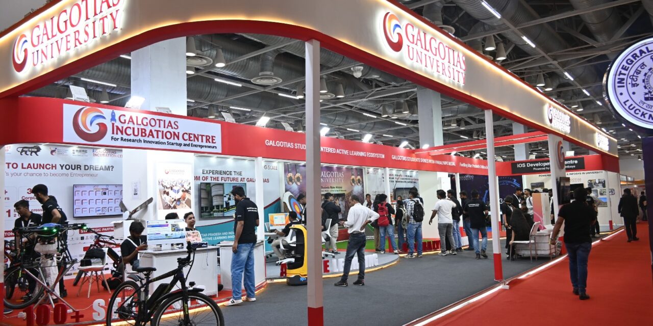 Galgotias University Wins Best Exhibition Award at UP International Trade Show 2024 with Unique Student-Led Exhibit