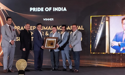 Pradeep Aggarwal Honoured with the Prestigious “Pride of India” Title