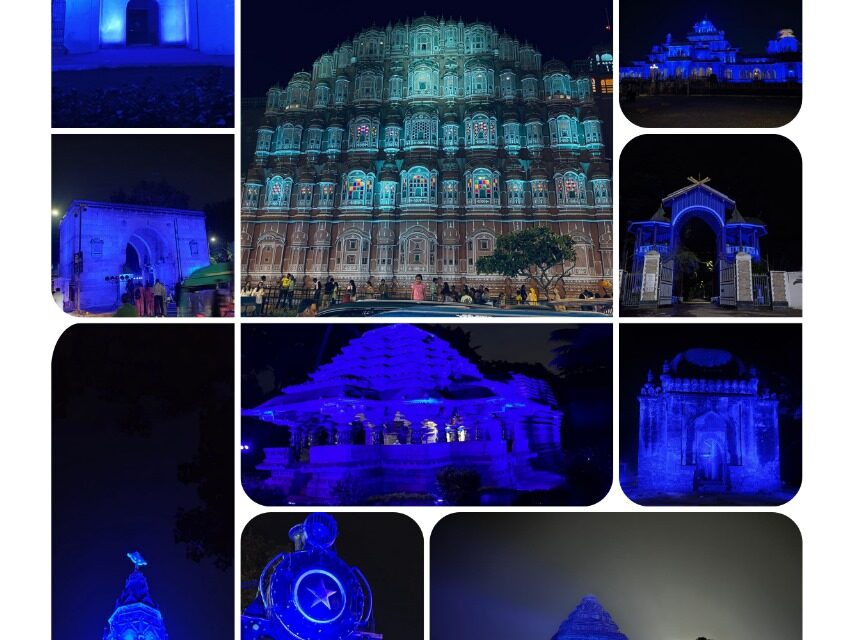 Iconic Monuments in India Turned Blue on October 4, in Support of Smile Train’s Guinness World Records™ Attempt for World Smile Day