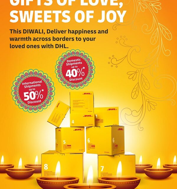 DHL Express Lights up Diwali with up to 50% off for India’s International Shipments