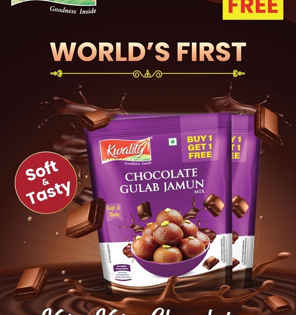 Add Cheer and Sweetness to This Festival Season with the World’s First Chocolate Gulab Jamun Mix from Kwality