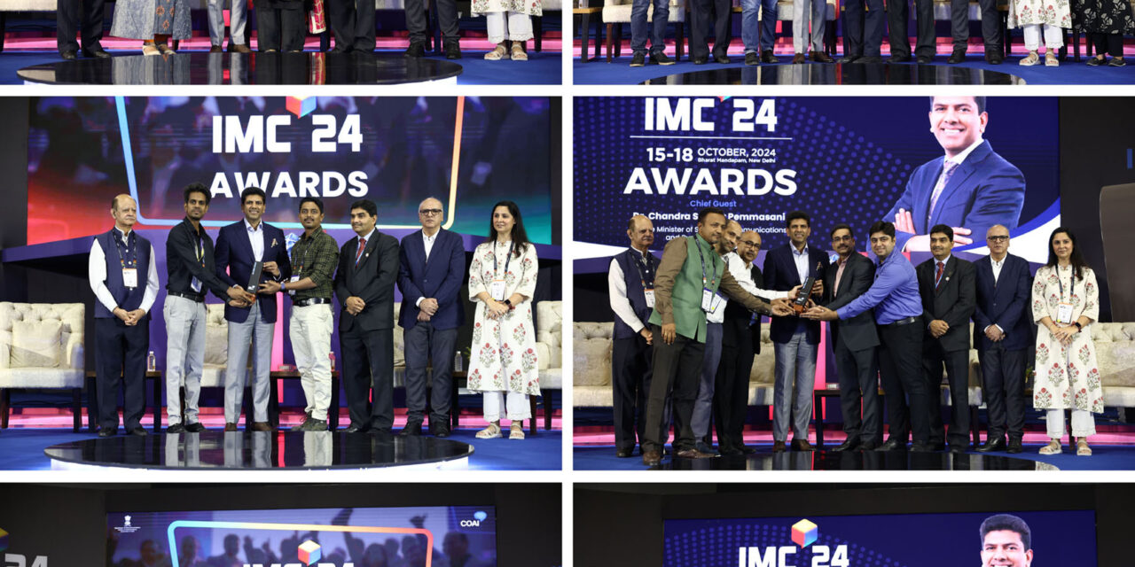 India Mobile Congress 2024 Recognizes Excellence in ICT and TMT; Announces IMC 2024 Award Winners