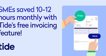 SMEs Save an Average of 10-12 Hours a Month with Tide’s Invoicing Feature