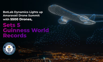 Indian Drone Light Show Company Breaks 5 World Records at Amaravati Drone Summit 2024