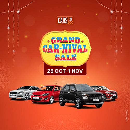 Start Your Engine with CARS24’s Grand Carnival Sale this Festive Season