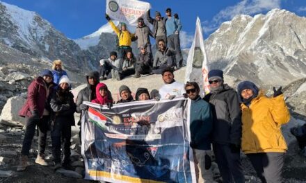 SRM University-AP Team Conquers Everest Base Camp