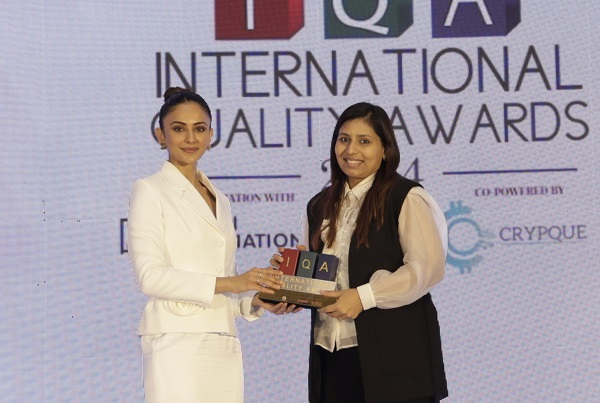 Celebrated Fashion Designer, Ketki Biyani Clinches International Quality Award 2024