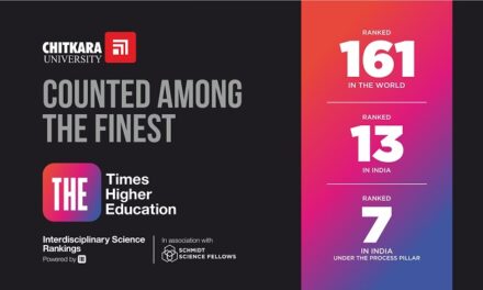 Global Recognition for Chitkara University in Times Higher Education Interdisciplinary Science Rankings 2025