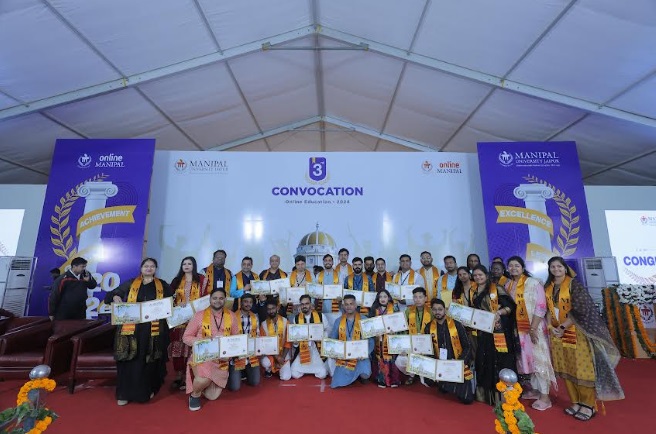 New Batch of Online Undergraduate and Postgraduate Students Graduate from Manipal University Jaipur