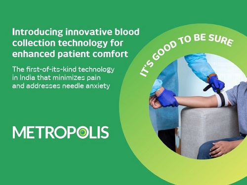 Metropolis Healthcare Introduces Innovative Blood Collection Technology for Enhanced Patient Comfort