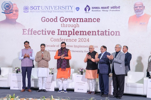 SGT University Hosts Conference on Good Governance to Mark Atal Bihari Vajpayee’s 100th Birth Anniversary