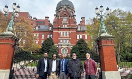 Vaidyaratnam to Collaborate with Johns Hopkins University