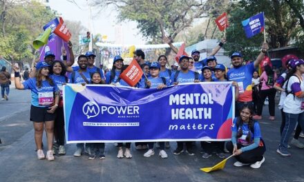 “Mpower and Aditya Birla Group Join Forces at Tata Mumbai Marathon to Champion Mental Health Awareness”