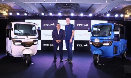 TVS Motor Company Launches India’s First, Bluetooth Connected, Electric Three-Wheeler – TVS King EV MAX