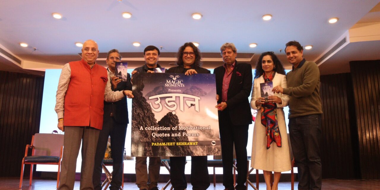 Padamjeet Sehrawat’s Inspiring Poetry Collection ‘Udaan’ Launched in Delhi