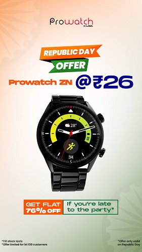 Prowatch and Probuds Slash Prices for Republic Day – Grab at Rs  26