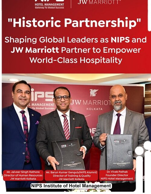 NIPS Joins Hands with JW Marriott Kolkata in a Landmark MoU Signing