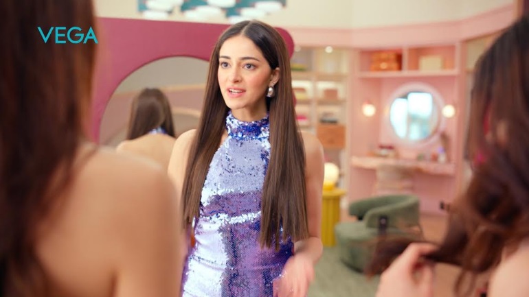 Vega Unveils “Long-lasting Straight Hair” Campaign for LitStyle L1 Hair Straightener Brush with Ananya Panday