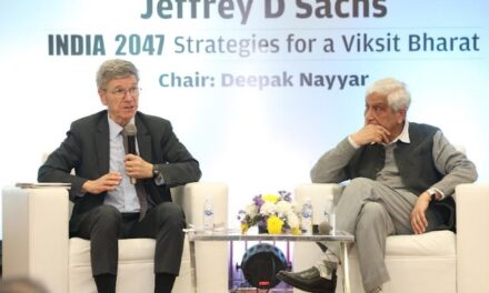 Global Economist Prof. Jeffrey Sachs Kicks Off the BML Munjal University Lecture Series with an Insightful Address on Viksit Bharat