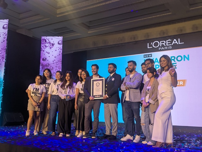 L’Oréal Paris Hyaluron Pure sets Guinness World Record with ‘Free Your Hair’ Campaign