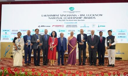 IIM Lucknow and JK Organisation Host Prestigious Leadership Awards, Honouring India’s Changemakers