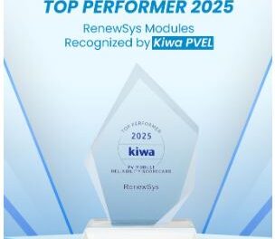 RenewSys Earns Prestigious Kiwa PVEL ‘Top Performer’ Status for 2025