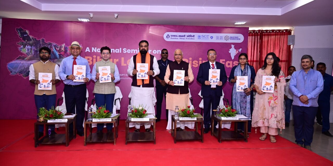 SGT University Co-Hosts National Seminar “Bihar Leads the Rising East” in Patna